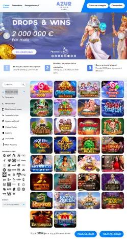 l'application et interface Parklane Casino