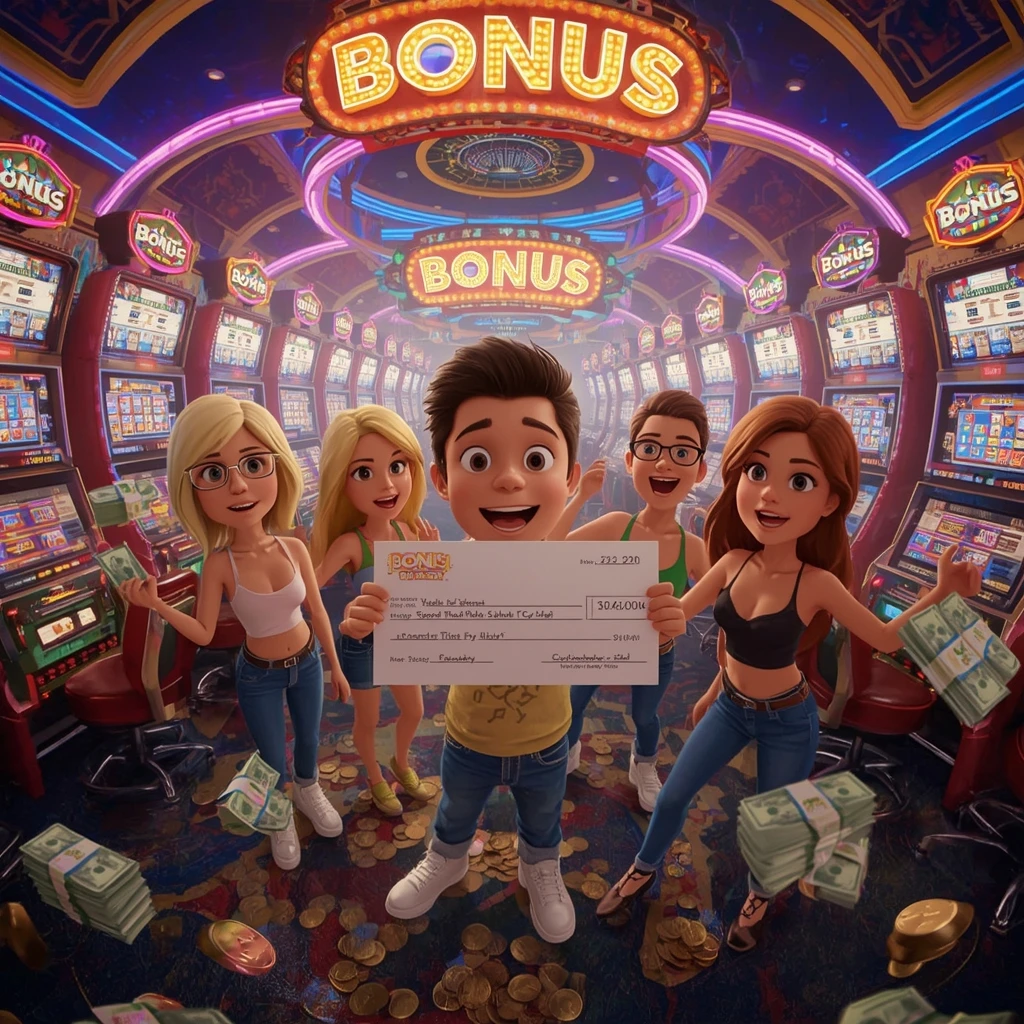bonus dans les mains de l'homme au casino PARKLANE CASINO