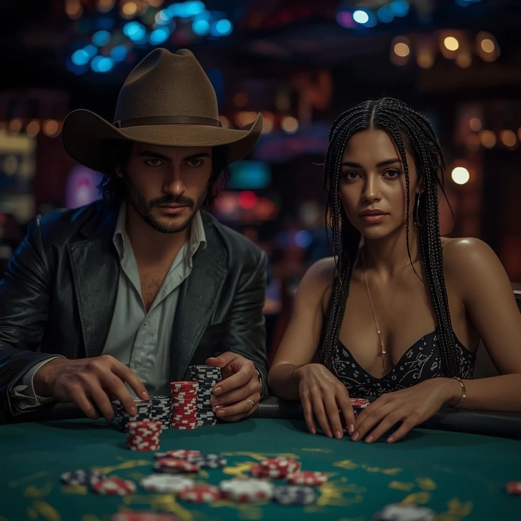 photo de deux joueurs de poker PARKLANE CASINO